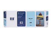 consumabili C4944A  HEWLETT PACKARD --- CIANO CHIARO 83 UV 680ML DESINGJET/5000/5500/5000PS/5500PS HP-C4944A