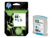consumabili C9391AE  HEWLETT PACKARD CARTUCCIA INK-JET CIAN0 88XL 1,2K 1.200 PAGINE OFFICEJET PRO SERIE/K550/K8600/L7000/L7680 HP-C9391AE