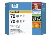 consumabili CB341A  HEWLETT PACKARD --- GRIGIO 70 130ML PACK 2 DESIGNJET/Z2100/Z3100/Z3200 HP-CB341A