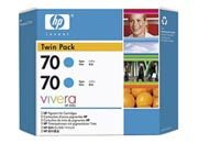 consumabili CB343A  HEWLETT PACKARD --- CIAN0 70 130ML PACK 2 DESIGNJET/Z2100/Z3100/Z3200 HP-CB343A