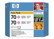 consumabili CB346A  HEWLETT PACKARD --- MAGENTA CHIARO 70 130ML PACK 2 DESIGNJET/Z2100/Z3100/Z3200 HP-CB346A