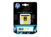 consumabili C8773EE  HEWLETT PACKARD CARTUCCIA INK-JET GIALLO 363 500 PAGINE PHOTOSMART/3110/3200/3210/3310/8200/8250/6180/7100/C5180/C6180/C6200/C6280/C7100.