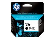 consumabili 51626AE  HEWLETT PACKARD CARTUCCIA INK-JET NERO 26 40ML DESKJET/400/400L/420C/500/500C/510/520/540/550C/560 DESIGNJET/200/220/600 DESKWRITER/500C/520/540C/550C/560C.