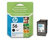 consumabili C6656AE  HEWLETT PACKARD CARTUCCIA INK-JET NERO 56 19ML 450 PAGINE DESKJET/5652/9000/5600/450/5150/5550/5152/5500/5650/5800/5850/9650/9670/9680/9680SP/5151/5655/5600 PHOTOSMART SERIE/7150/7000/7350/7260/7550/7.
