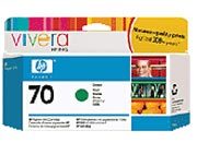 consumabili C9457A  HEWLETT PACKARD --- VERDE 70 130ML DESIGNJET/Z3100/Z3200.