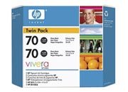 consumabili CB340A  HEWLETT PACKARD --- NERO FOTOGRAFICO 70 130ML PACK 2 DESIGNJET/Z2100/Z3100/Z3200.