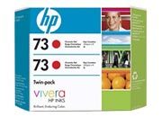 consumabili CD952A  HEWLETT PACKARD --- ROSSO 73 130ML PACK 2 DESIGNJET Z/3200.