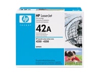 consumabili Q5942A  HEWLETT PACKARD TONER LASER NERO 10.000 PAGINE LASERJET/4250DTN LASERJET SMART/4250/4250D/4350.