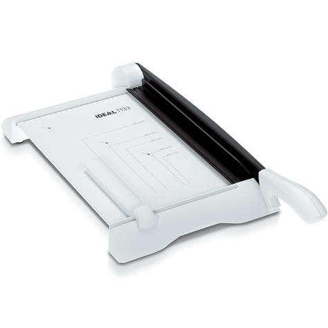 gbc Taglierina a leva IDEAL 1133. Made in Germany pianale L250xP340, luce taglio 340 mm, 15 fogli per taglio  (70gr.-mq.).
