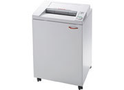 gbc Distruggidocumenti IDEAL 4000 CC 4x60mm. Made in Germany, numero fogli 24-29, frammenti da 4x60mm, sicurezza 3,  capacit: 200 litri, velocit 0,23 metri al secondo, produzione teorica di 350kg x ora, potenza del motore 1300 watt, protezione termica del motore, protezione elettronica dello sportello, accetta cd, carte di credito, punti e clip. dimensioni: 56x64cm, h98cm.
