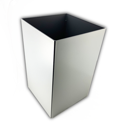 gbc Kartell, LineaSegmenti, Cestino GRIGIO mm250x250 h400, Design Michele de Lucchi.