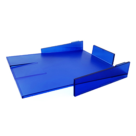 gbc Kartell, LineaSegmenti, Vaschetta corrispondenza, BLU mm264x340 h61, Design Michele de Lucchi.