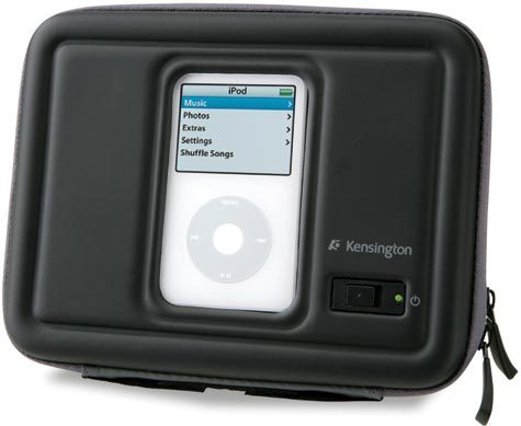 acco FX500 Speaker to Go. Altoparlanti per iPod� e MP3 Due altoparlanti integrati per un audio stereo potente e chiaro. Il contenitore ultraresistente protegge l�iPod� o il lettore MP3 mentre lo ascolti. Design supersottile, compatto, ideale per il viaggio.