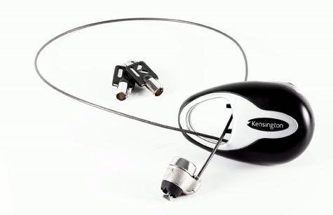 acco Cavo sicurezza Pocket Saver Microsaver Notebook Lock il cavo di acciaio  dotato di barra a T che si innesta nello Slot Kensington presente sull'apparecchiatura informatica. Il cavo  retrattile: si ripone facilmente premendo l'apposito pulsante sulla scocca. Lucchetto antitrapano.