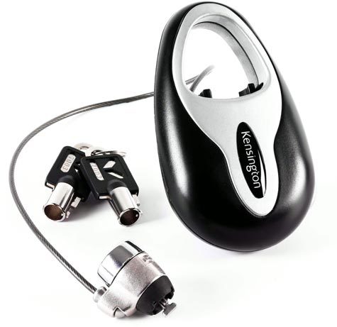 acco Cavo sicurezza Pocket Saver Microsaver Notebook Lock il cavo di acciaio  dotato di barra a T che si innesta nello Slot Kensington presente sull'apparecchiatura informatica. Il cavo  retrattile: si ripone facilmente premendo l'apposito pulsante sulla scocca. Lucchetto antitrapano.