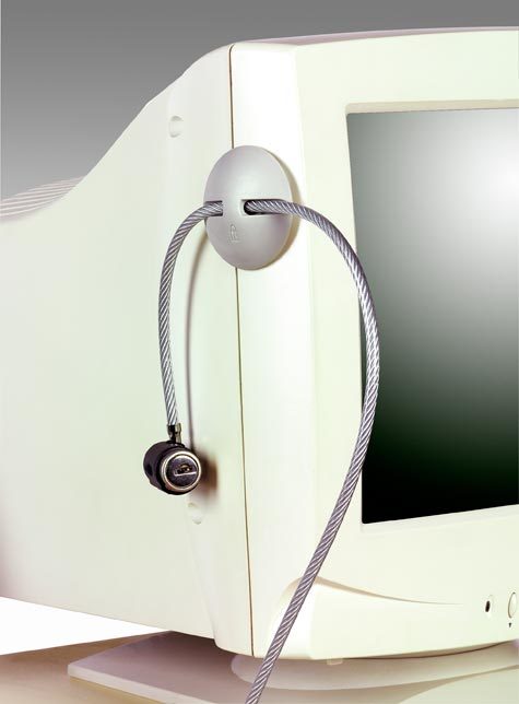 Sistema di sicurezza Desktop Microsaver con 3 piastre KEN64162 - immagine aggiuntiva