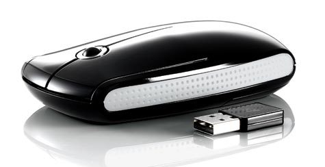 acco Mouse SlimBlade multimediale. USB. Bordeux Mouse Laser con Scrolling di 360 e Pad di navigazione multimediale. Modalit stand-by automatico.Durata batterie 6 mesi. Indicatore stato batterie.