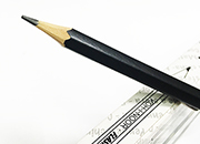 gbc Matita  Koh I Noor h1600 HB=2 in legno di tiglio privo di resine e nodi a sezione esagonale da 7mm. Grafite nera diametro 2mm,. Perfettamente rifinita KOIh1600hb