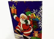 carta Biglietto chiudipacco con filo, BabboNatale KRT186343.