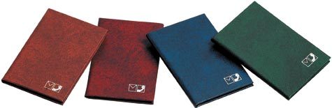 gbc Rubrica telefonica in vinyl tascabile, 24 pagine Colori assortiti, formato: 6x9,5 cm.