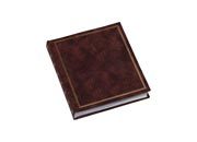 gbc Album foto con 30 fogli in cartoncino+velina. Formato 30x33cm Possibilit di inserire foto di vari formati. Rilegatura a libro cartonata rigida in VinylPelle MARRONE.