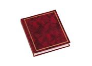 gbc Album foto con 30 fogli in cartoncino+velina. Formato 30x33cm Possibilit di inserire foto di vari formati. Rilegatura a libro cartonata rigida in VinylPelle ROSSO.