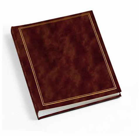 gbc Album foto con 30 fogli in cartoncino+velina. Formato 26x30cm Possibilit di inserire foto di vari formati. Rilegatura a libro cartonata rigida in VinylPelle MARRONE.