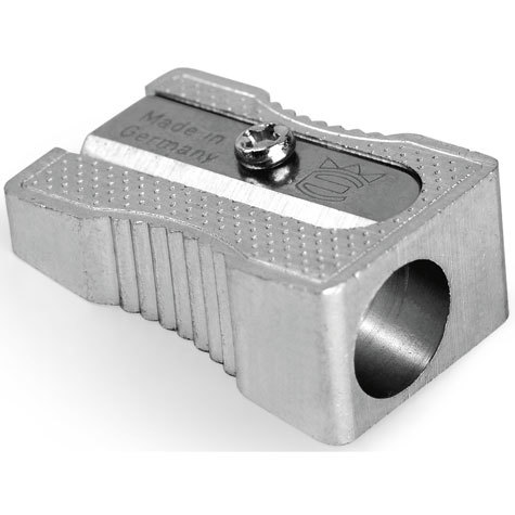 gbc Temperamatite in metallo EISEN ad 1 foro Prodotto originale tedesco. MADE IN GERMANY.