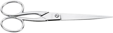 gbc Forbice in acciaio INOX, 18cm forbice completamente in acciaio di prima qualit� per ufficio, lunghezza: 18 cm.