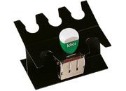 gbc Portatimbri lineari in metallo, 6 posti Bianco LEB073B