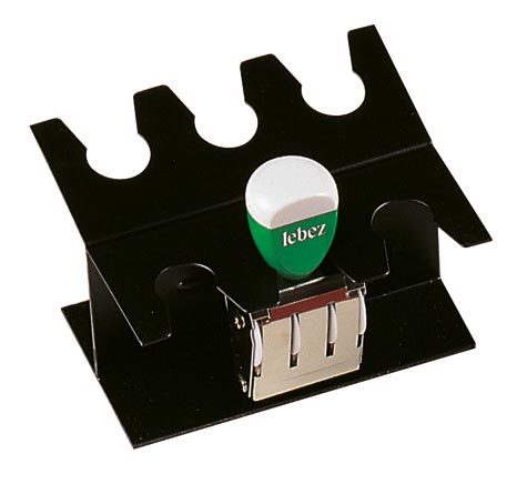 gbc Portatimbri lineari in metallo, 6 posti Bianco.