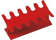 gbc Portatimbri lineari in metallo, 10 posti Rosso LEB075R