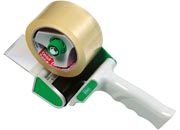 gbc Tendinastro chiudipacco con frizione regolabile e lama rientrante Monta nastri di larghezza fino a 5 cm. Rispetta le norme antiforntunistiche LEB09