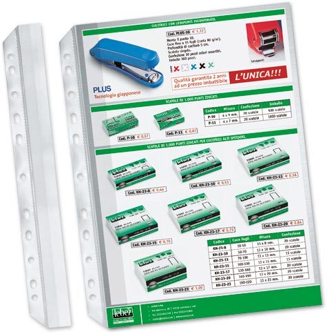 gbc Dorsi adesivi doppi foratura universale Doppia banda adesiva, formato: 300x38mm.