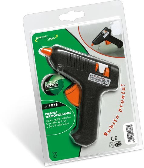 gbc Pistola termocollante 8mm Compatibile con stick di colla diametro 8mm. 2 stick di colla inclusi.