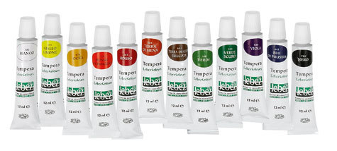 gbc Colori tempera Lebez Colours by Maries 12ml Scatola di colori a tempera Lebez Colours by Maries, composta da 12 tubi da 12 ml.