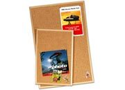 gbc Lavagna in sughero 30x40 cm Cornice in legno naturale. Completa di spilli LEB1161