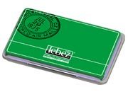 gbc Cuscinetto inchiostrato per timbri cm 8,5x12,5 NERO. Tampone in puro cotone. Corpo in metallo LEB1481N