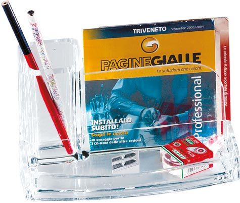 gbc Desk organizer in acrilico Formato: 20x12x10 cm.