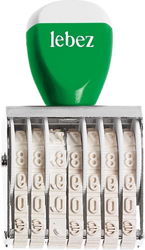 gbc Numeratore a 7 colonne con simbolo �, mm 5 .