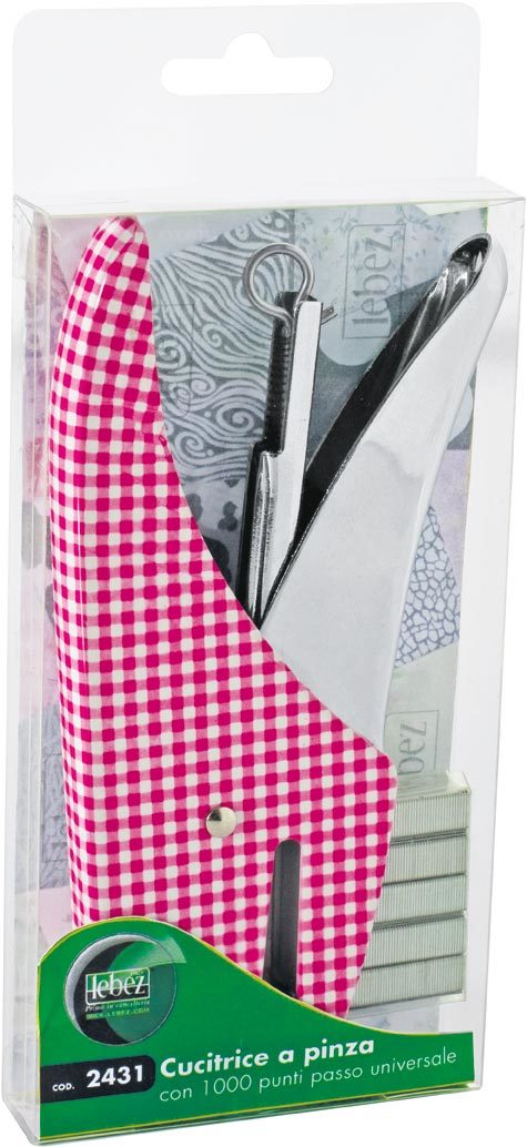 gbc Cucitrice a pinza, in metallo stampato, monta il punto 11 fantasia FIORI. cuce fino a 16 fogli. Profondit� di cucitura 4,5cm. Fornita con una scatola di 1000 punti colorati.