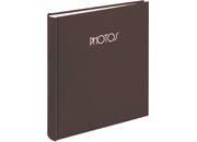 gbc Album foto con 50 fogli in cartoncino+velina. Formato 30x33cm Possibilit di inserire foto di vari formati. Rilegatura a libro cartonata rigida in tessuto MARRONE.