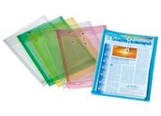 gbc Busta trasparentie BLU lacciuolo, soffietto BLU trasparente, formato A4: 34x24 cm. Con chiusura a legaccio (laccio lacciolo) e soffietto LEB2553BL