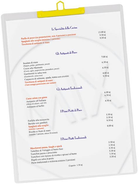 gbc Portadepliant trasparente con appendino Formato: 22,5x31,5 cm, ideali per: licenze, listini prezzi, certificati, ecc., appendino in colori assortiti.