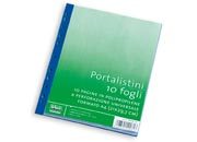 gbc Portalistino in polipropilene a perforazione universale a 10 buste Bordo blu, formato A4 (210x297mm).