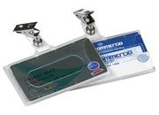 gbc Portabadge in PVC semirigido con clip in metallo Formato: 90x56 cm LEB31070B