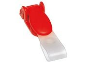 gbc Clip in plastica per badge o portabadge LEB31092RB.