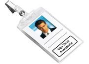 gbc Portabadge VERTICALE con clip in metallo Formato: 60x93 cm LEB31150B