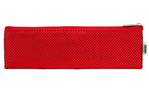gbc Saccucciolo, astuccio per matite in PU ROSSO, formato: 19x4cm*.