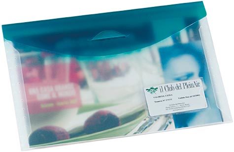 gbc Cartellina in polipropilene PPL con portabiglietto da visita  VERDE, formato: 31x23,5cm.